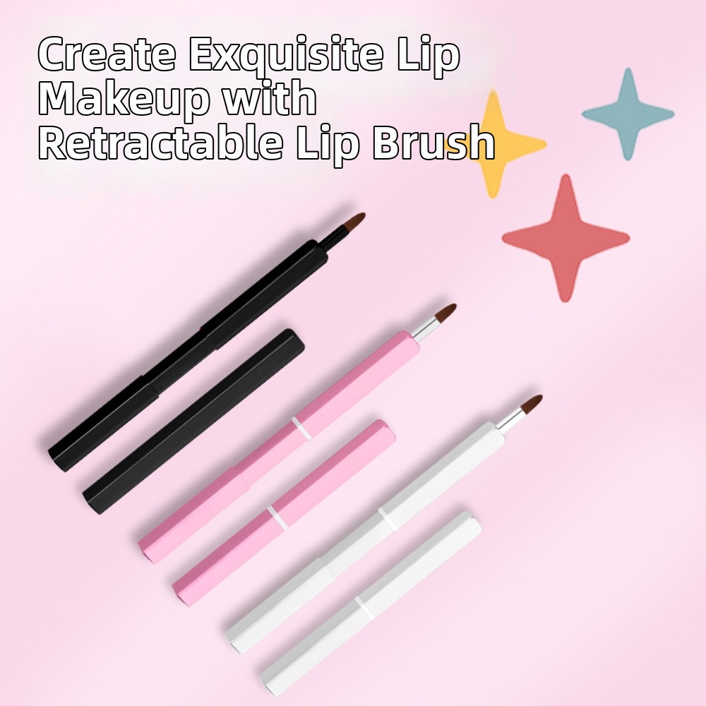 Beauty Makeup Pic - Alat Kecantikan Kuas Bibir Retractable Tabung