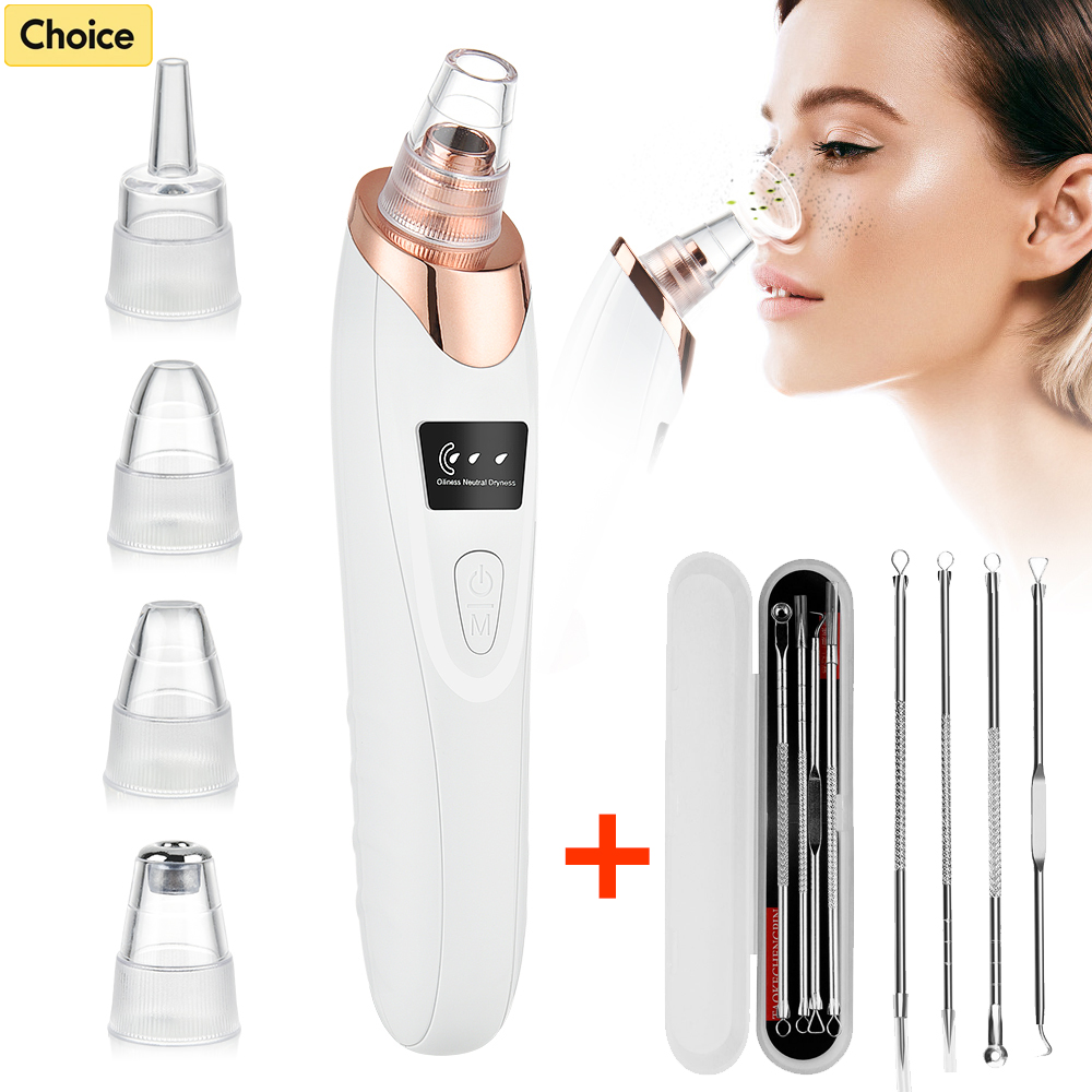 Pore Vacuum - Penyedot vakum penghilang komedo, Set jarum