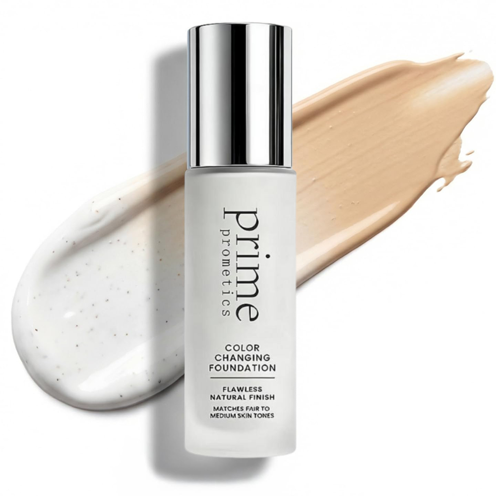 Beauty Makeup Cream - Foundation Pengubah Warna Prime Prometics, Langsung