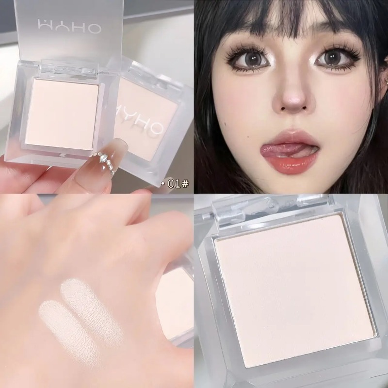 Beauty Makeup Shop - Matte putih palet Highlighter wajah mutiara