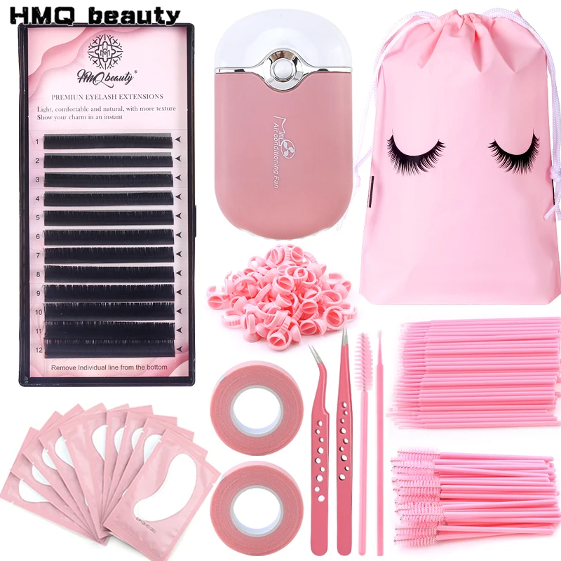 Beauty Makeup Tools Set - Set kuas ekstensi bulu mata profesional,