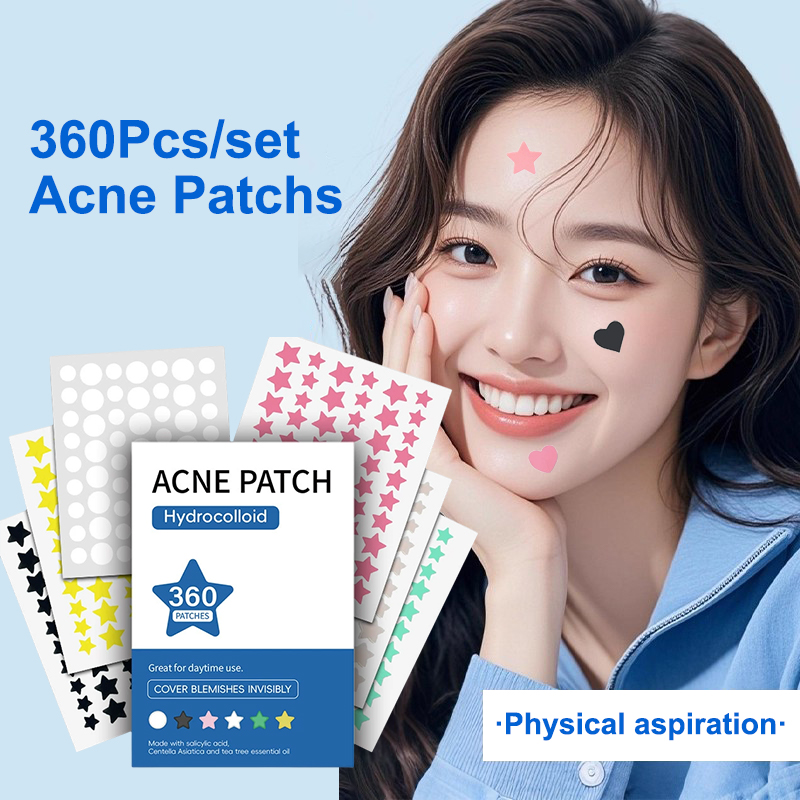 Beauty Makeup Tool - 360Pcs Plester Hidrokoloid Anti Jerawat Warna-warni