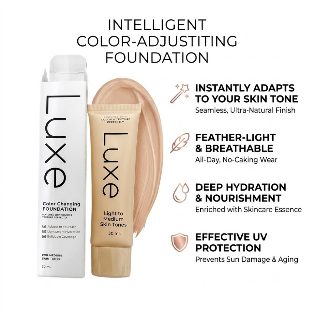 Beauty Makeup Cream - LUXE Full Cover Hydrating Liquid Concealer