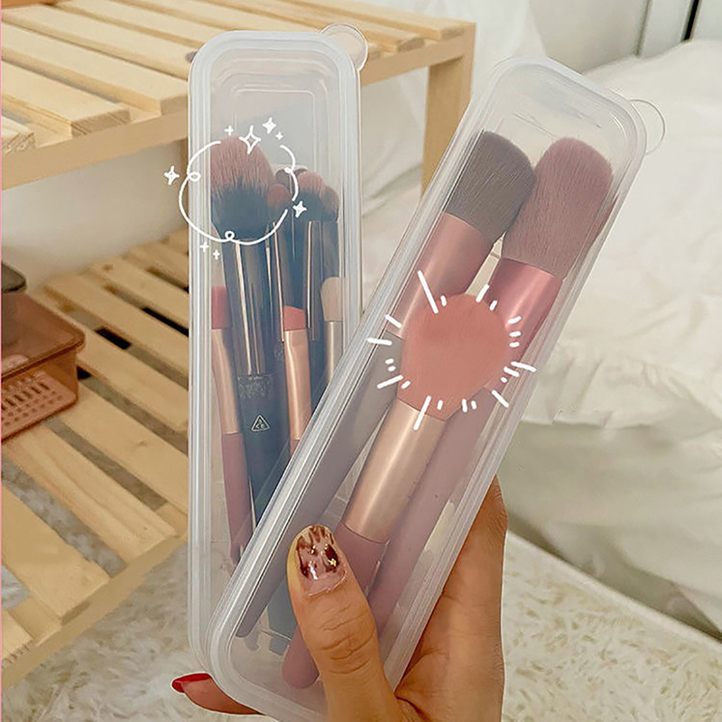Beauty Makeup Women - Kotak pensil rias wajah transparan, dengan
