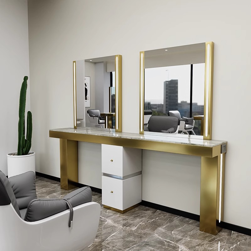 Meja Rias Barbershop Desain Ba - Beauty Makeup Design ulasan dan harga