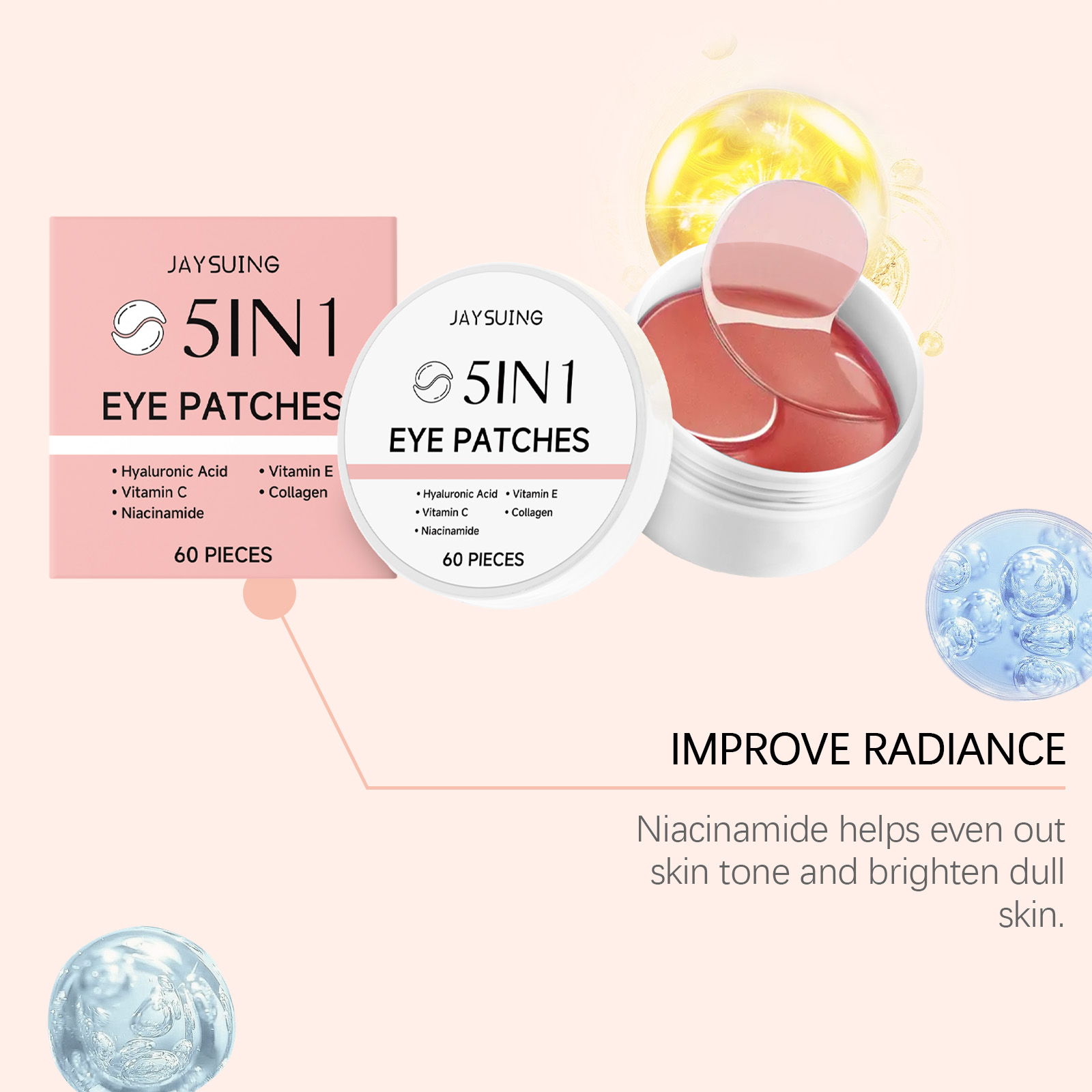 JAYSUING 5-in-1 Patch Mata Ber - Collagen Eye Patch ulasan dan harga