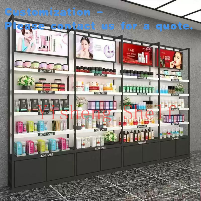 Rak Display Kosmetik Supermark - Beauty Makeup Shop ulasan dan harga