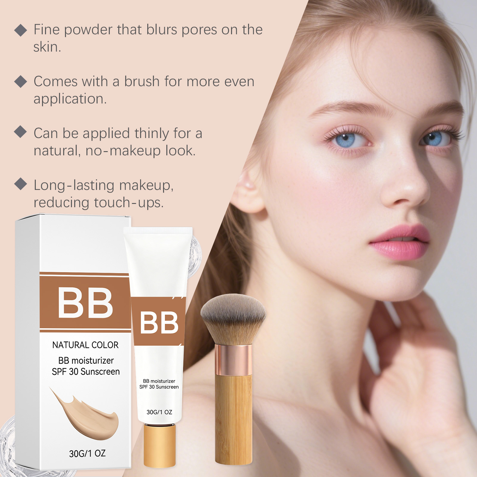 Krim BB Pelembap Berwarna SPF  - Beauty Queen Makeup ulasan dan harga