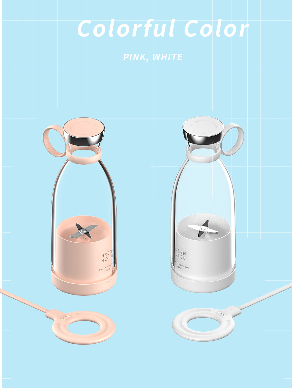 Pengisi daya usb untuk juicer  - Beauty Queen Makeup ulasan dan harga