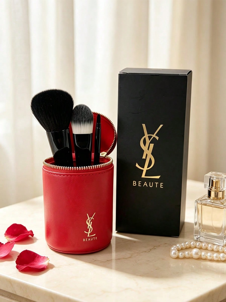 Set Kuas Makeup YSL, Kotak Sil - Ysl Beauty Makeup Set ulasan dan harga