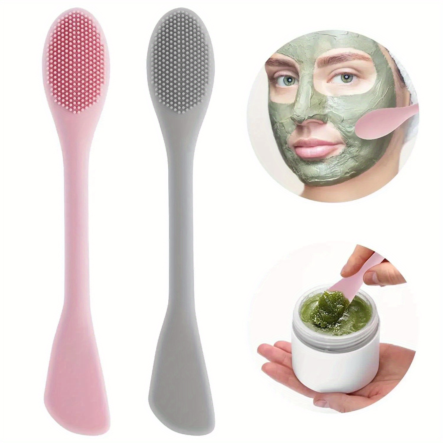 Kuas Masker Wajah Kepala Ganda - Beauty Queen Makeup ulasan dan harga
