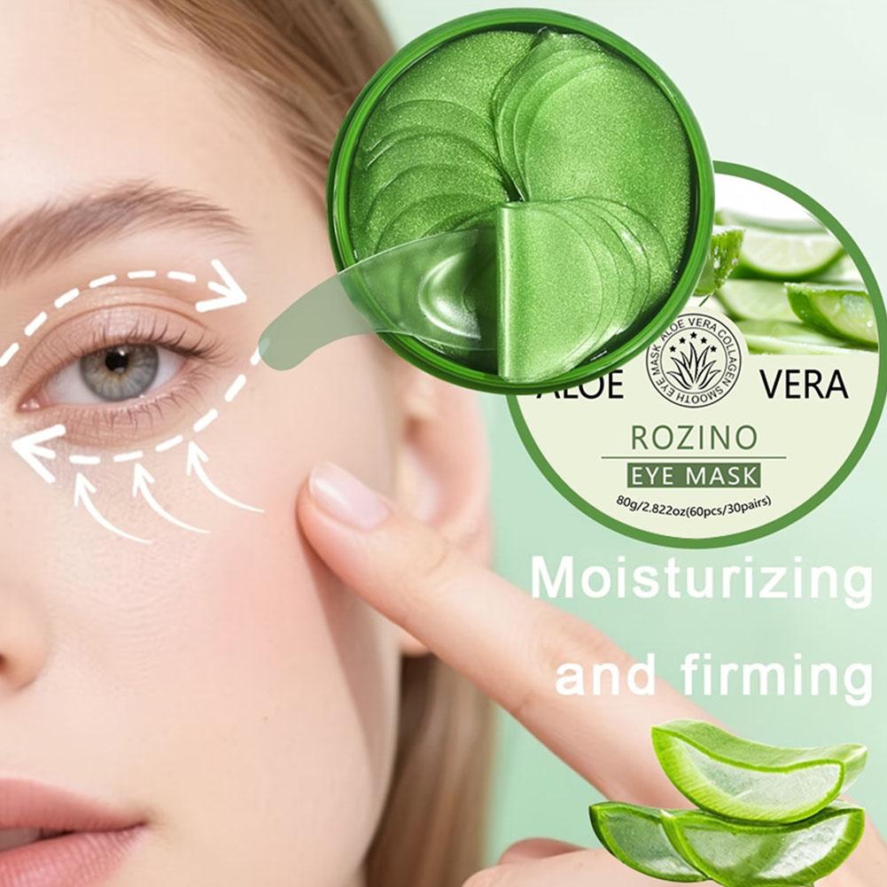 60pcs Masker Mata Kolagen Aloe - Collagen Eye Patch ulasan dan harga
