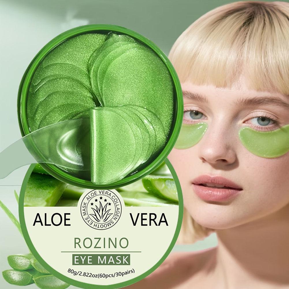 60pcs Masker Mata Kolagen Aloe - Collagen Eye Patch ulasan dan harga