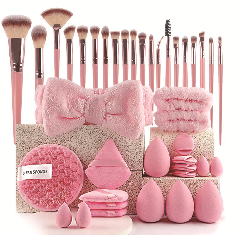 40 Pcs Set Alat Rias Wajah Len - Beauty Queen Makeup ulasan dan harga