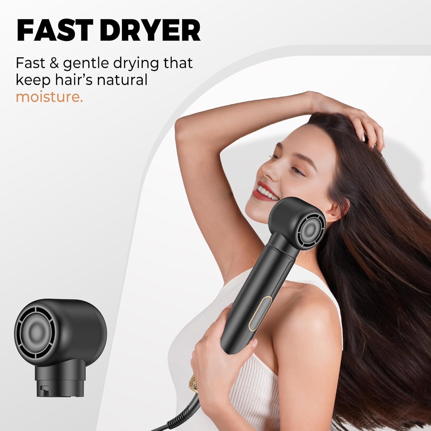 Sikat Pengering Rambut 5 in 1, - Hair Curling Wand ulasan dan harga