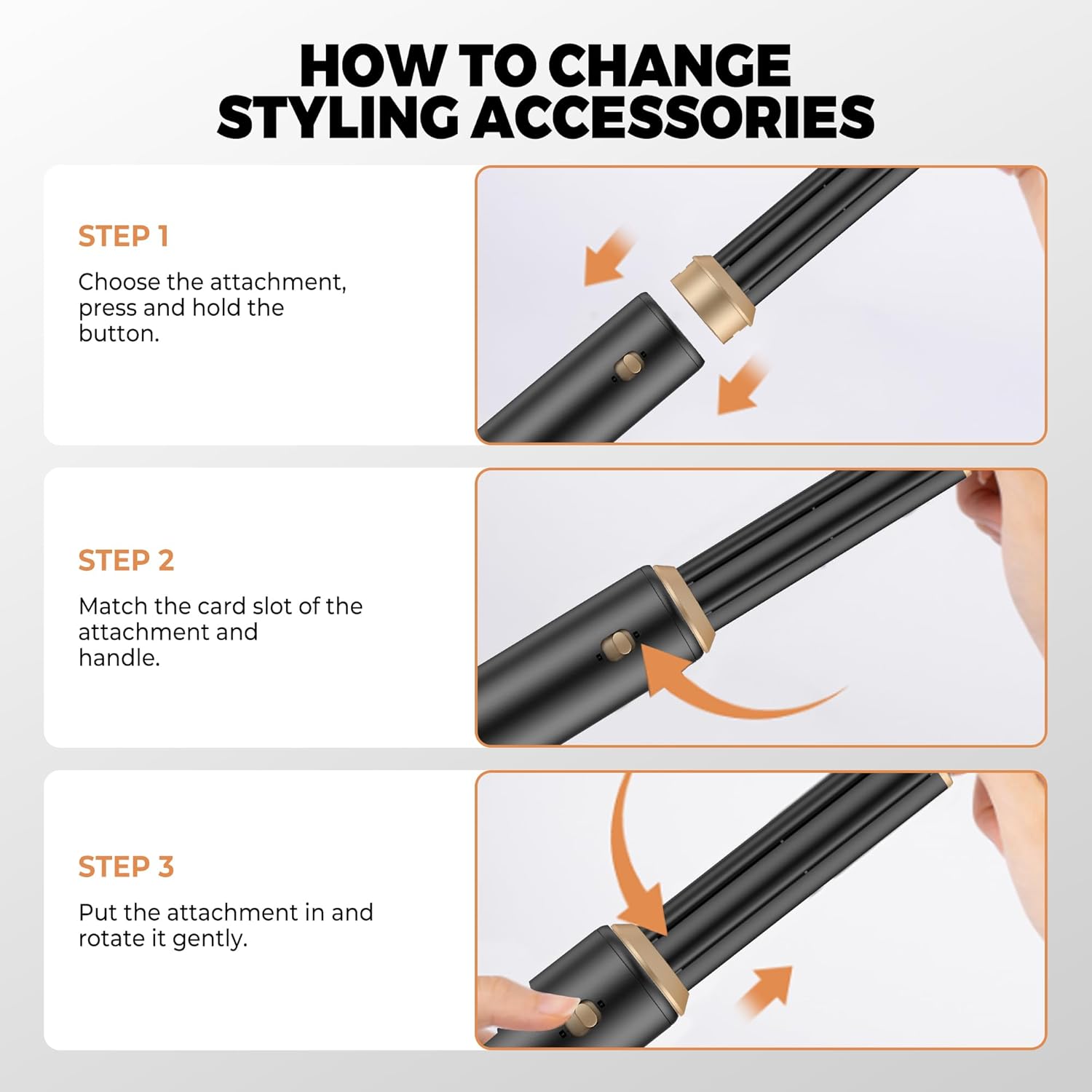 Sikat Pengering Rambut 5 in 1, - Hair Curling Wand ulasan dan harga