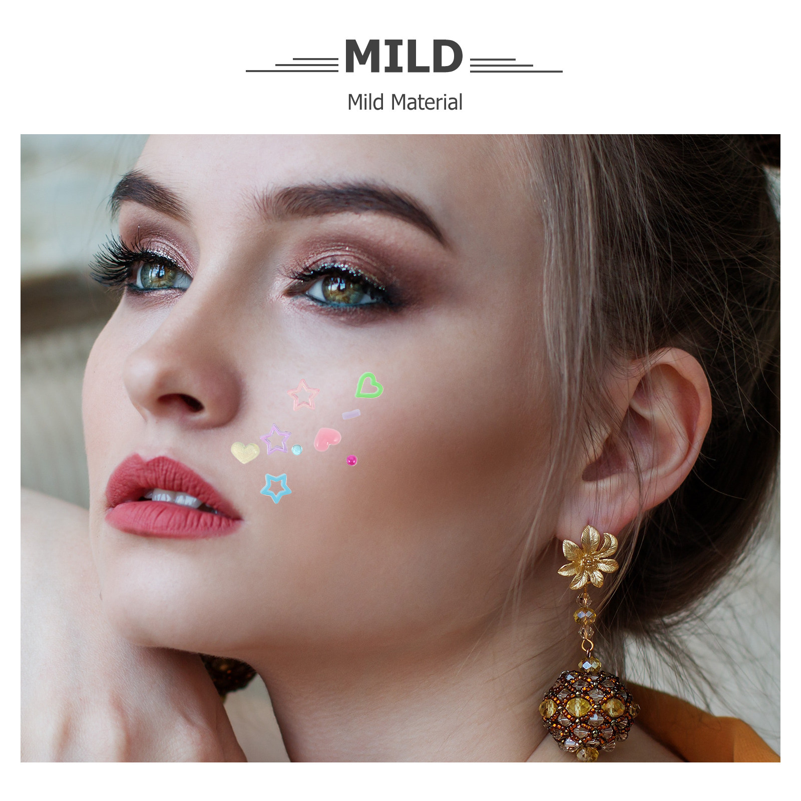 10 Lembar Stiker Rhinestone Wa - Beauty Makeup Women ulasan dan harga