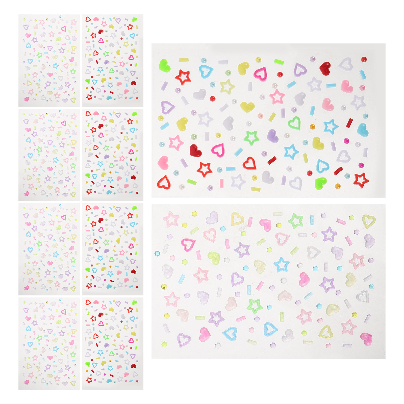 10 Lembar Stiker Rhinestone Wa - Beauty Makeup Women ulasan dan harga