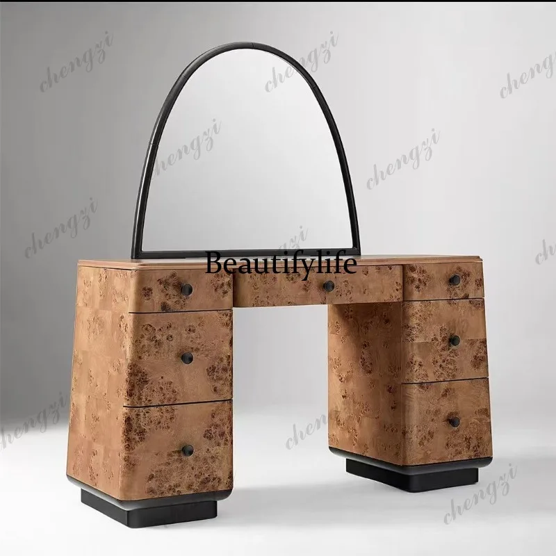Meja rias kayu solid bergaya A - Beauty Makeup Design ulasan dan harga