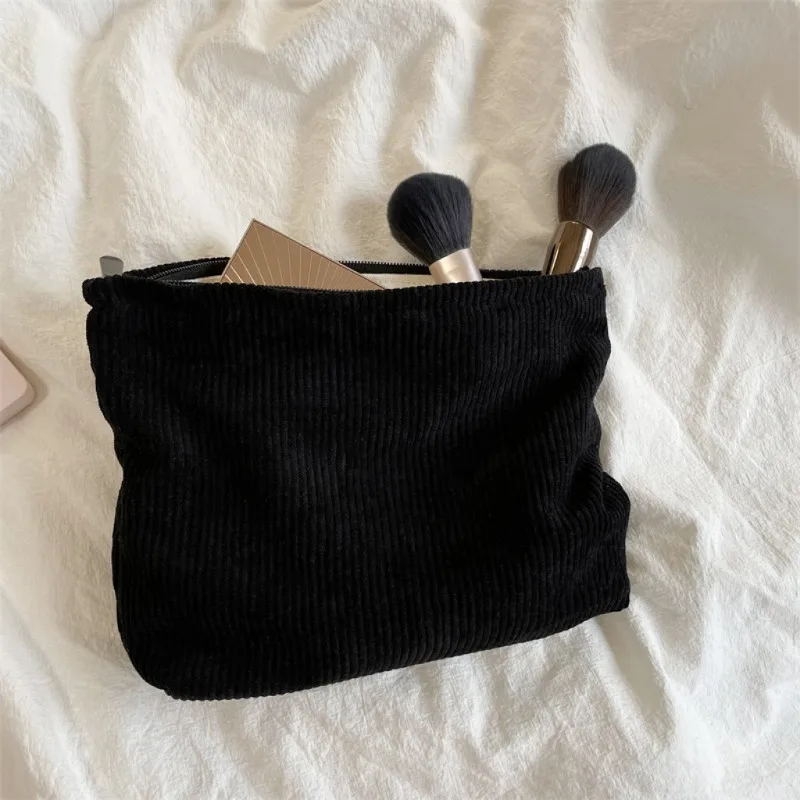 Tas Kosmetik Travel Corduroy T - Beauty Makeup Women ulasan dan harga