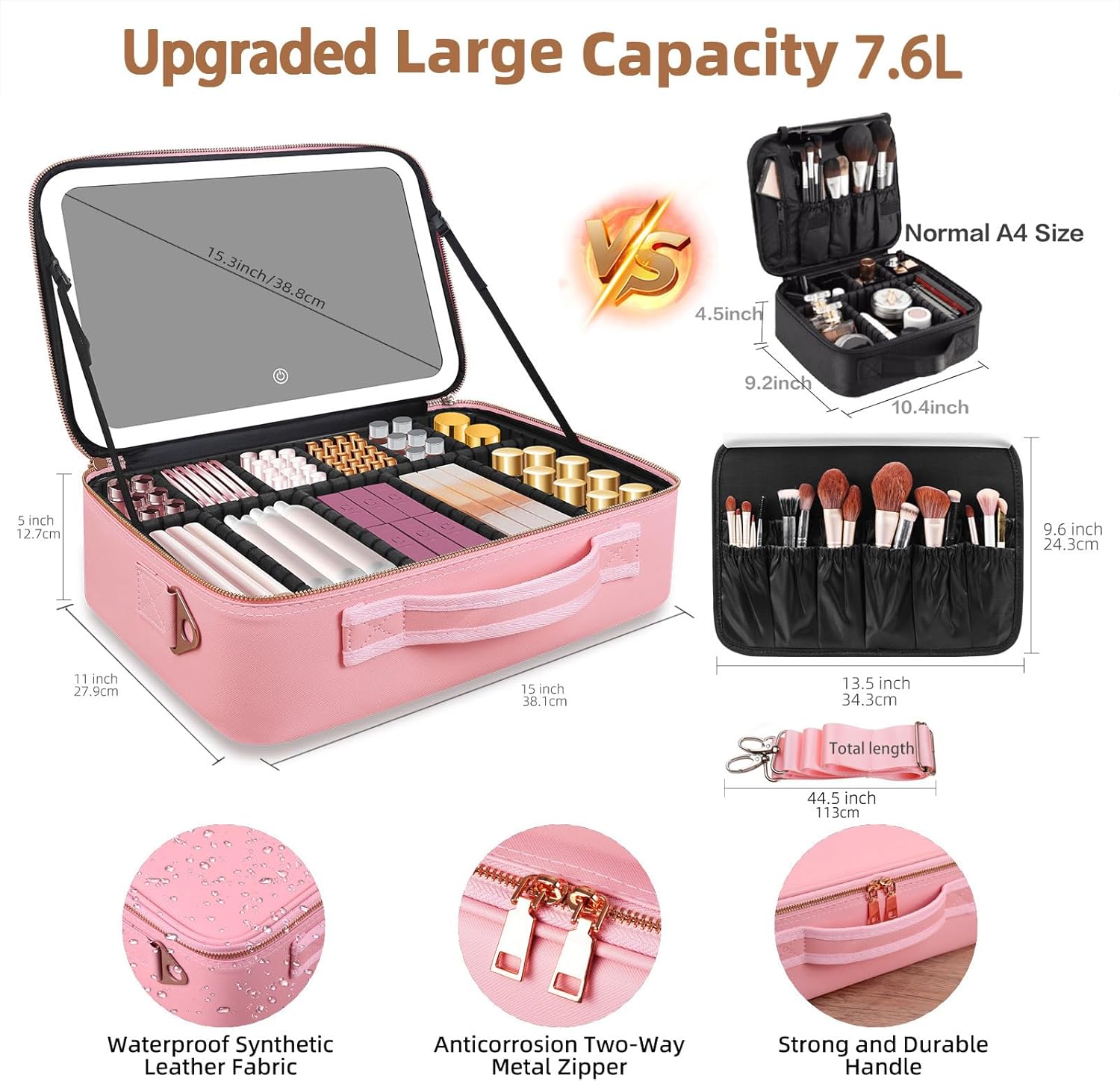 Tas Makeup Kapasitas Besar 15' - Beauty Makeup Women ulasan dan harga