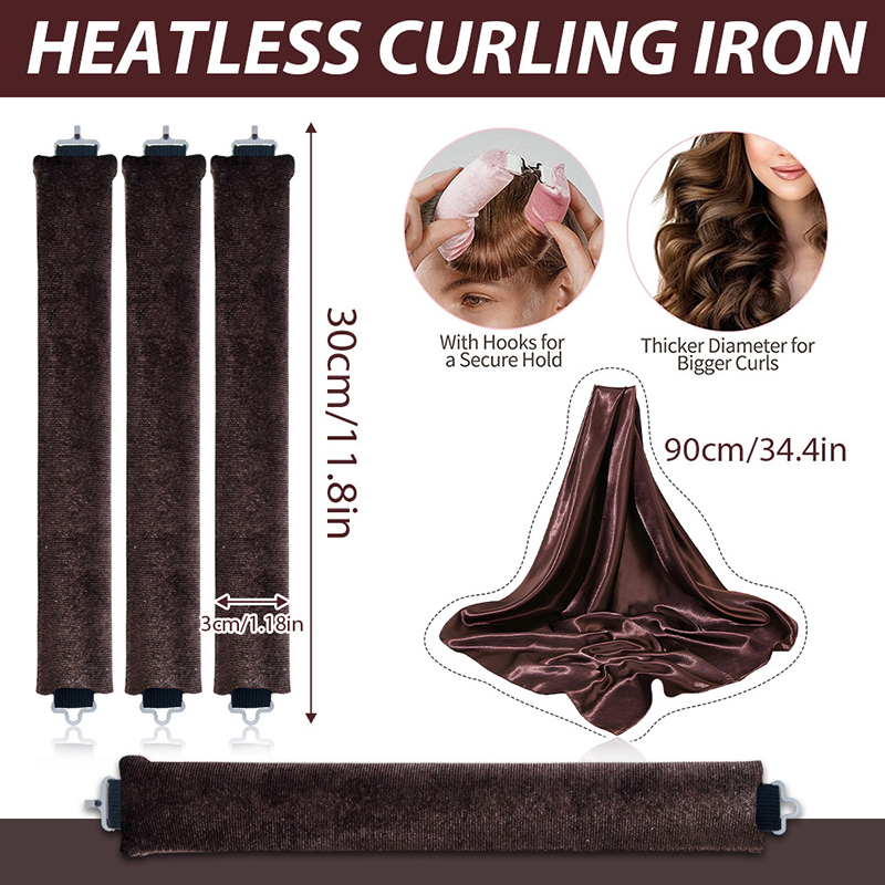 4pcs Alat Pengeriting Rambut T - Hair Curling Wand ulasan dan harga